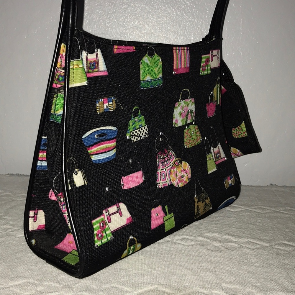 Funky print purse